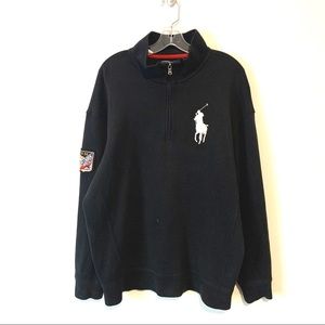 Navy Blue Polo Ralph Lauren Tall Large Sweater